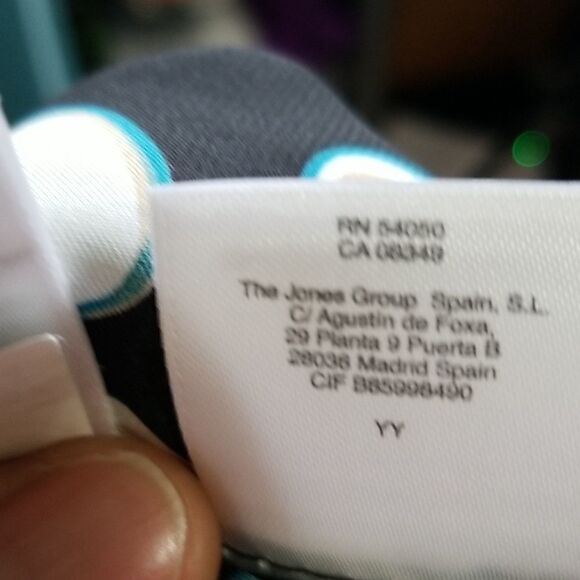 Nine West Black Polka Dot Sleeveless Top Sz S - Picture 8 of 9